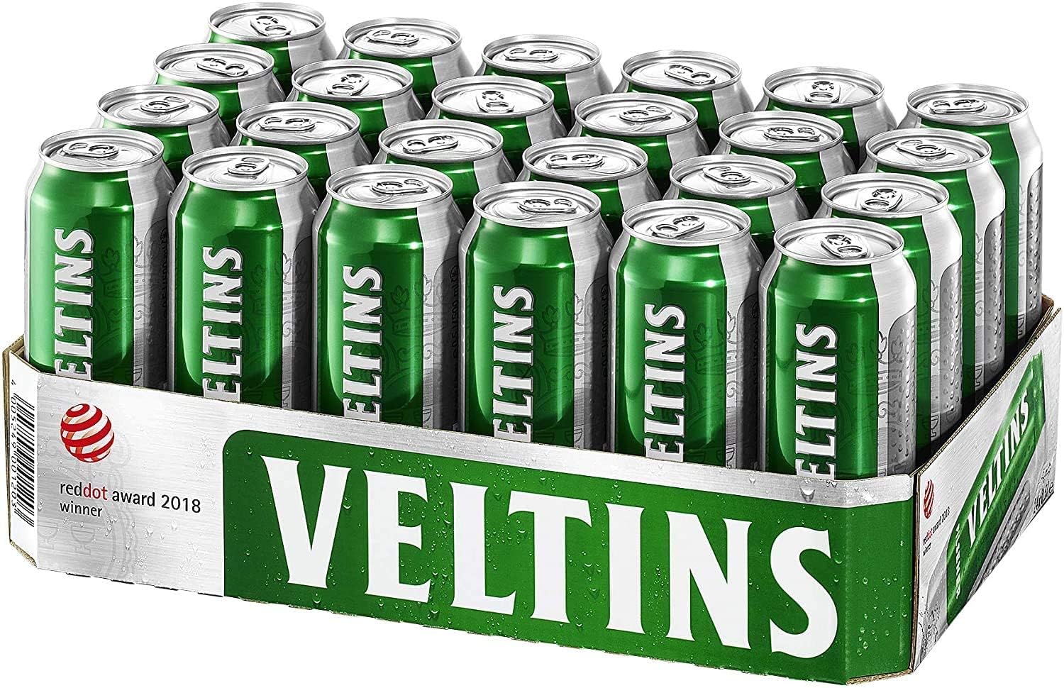 VELTINS Pilsener – 24 x 0,5 l Dosenbier (EINWEG) – Fein-herbes Premium Pils – Brautradition seit 1824 – Frisch & ausgewogen – 4,8 % vol. Alkohol - 4