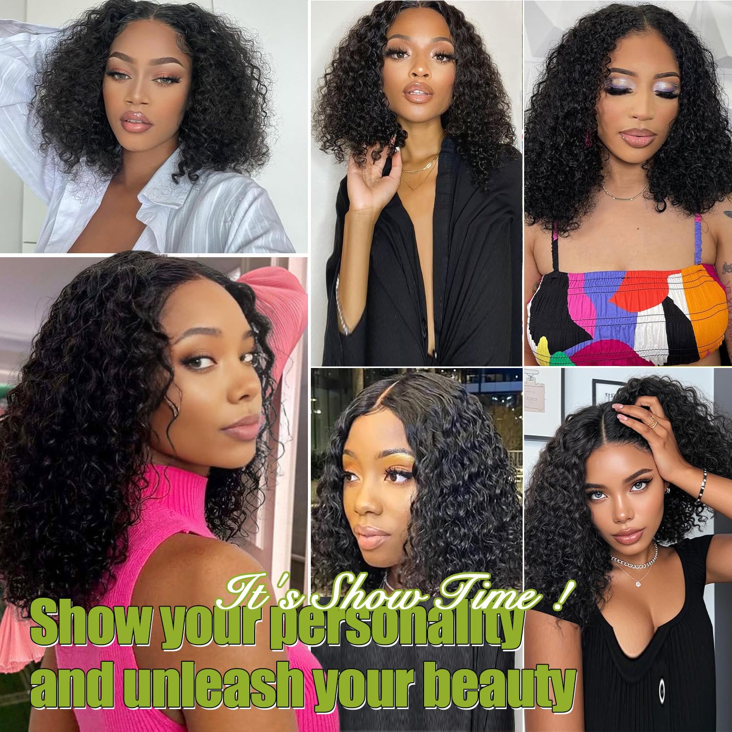 Amazon.com : 14 Inch Short Bob Wig Human Hair Water Wave 