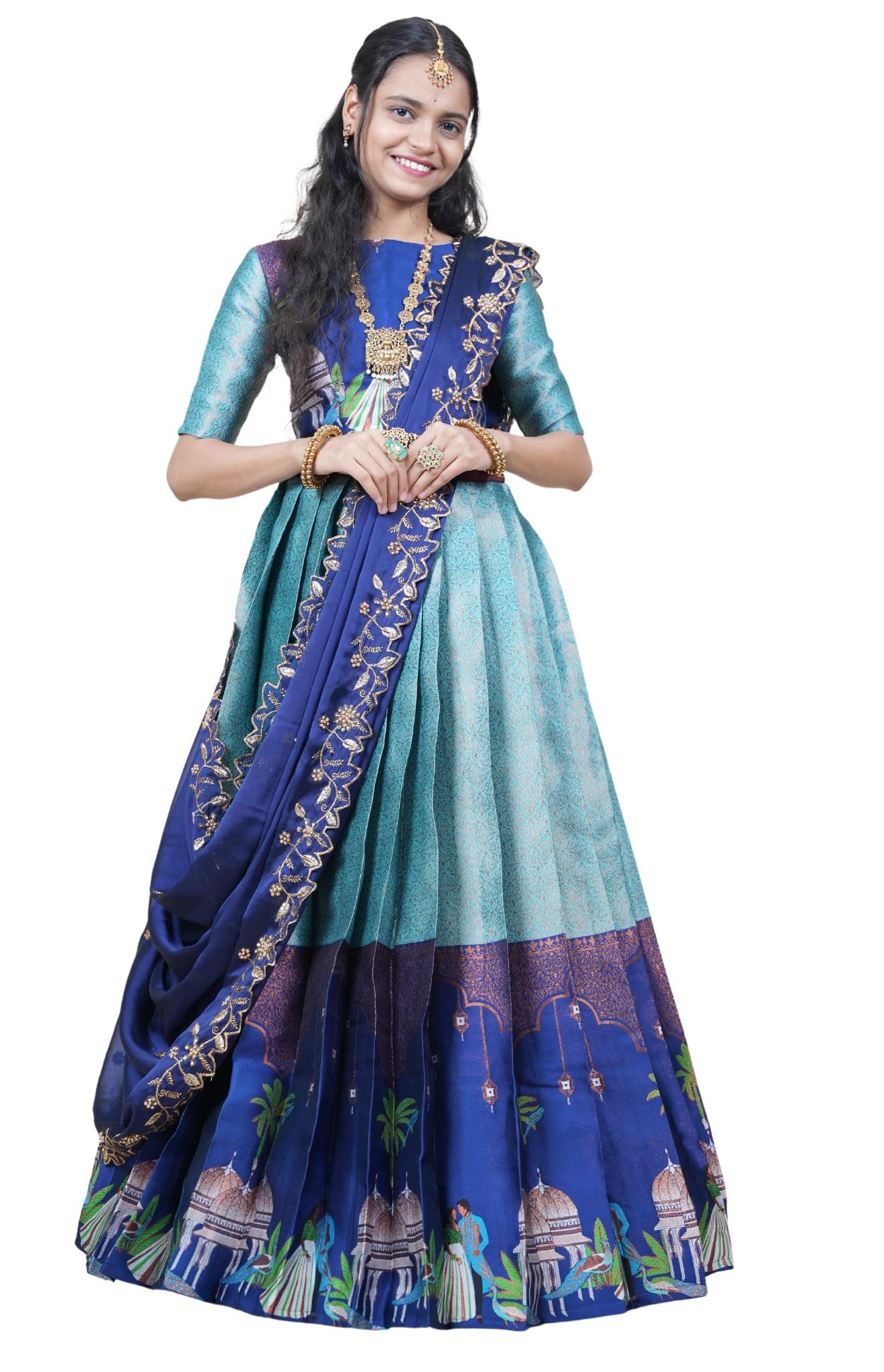 South India Half Saree for Women's