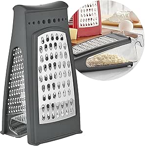 uandu Küchenreibe | Doppelkantik | grob und feines Reiben | mit ...