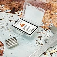 SENSEI 5 db Erős Neodímium Mágnes 30x10x4mm 5,4kg Tartóerő Téglalap 8