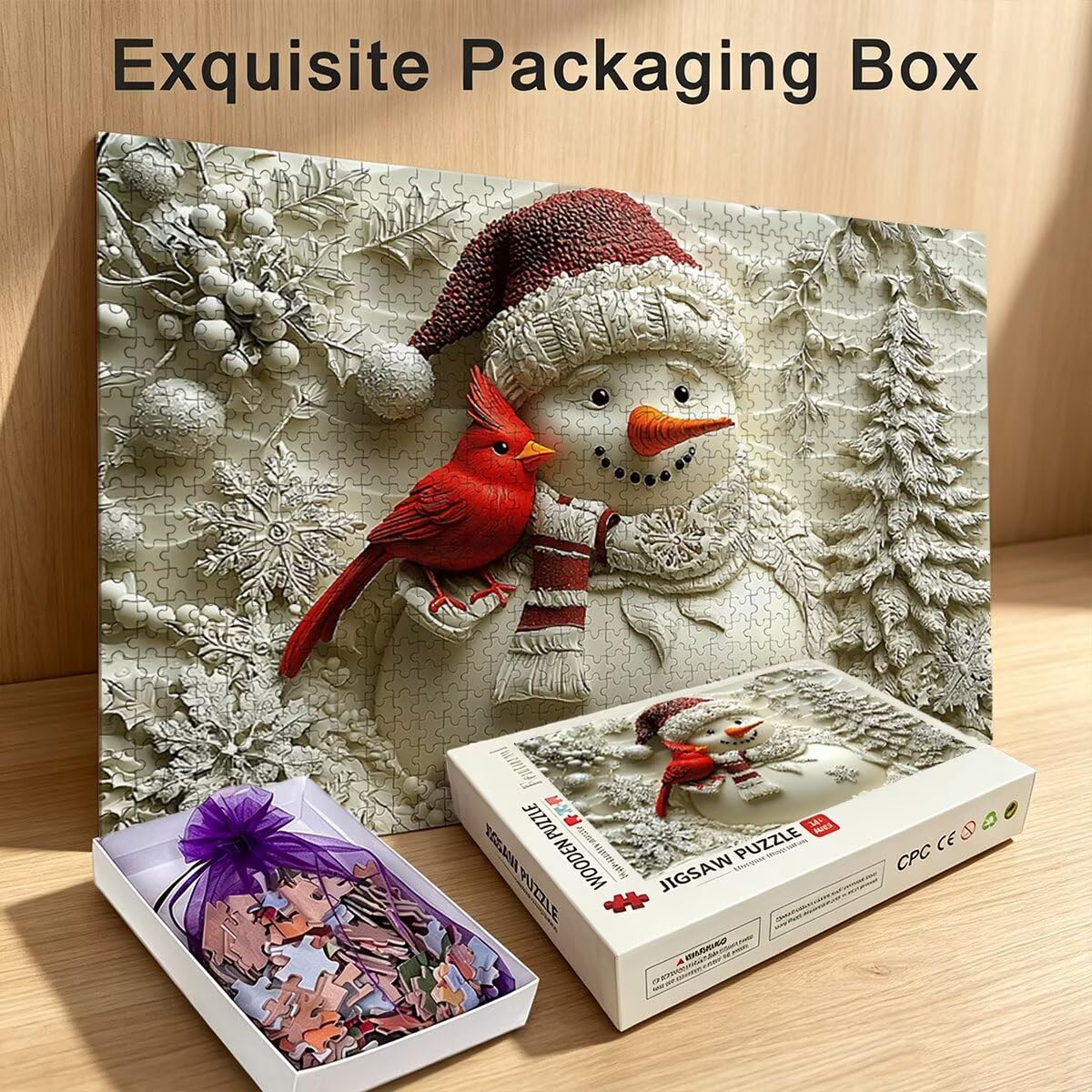 Puzzle 2000 Pezzi, Puzzle Natale, Legno Pezzi, Regalo Donna Uomo -12281