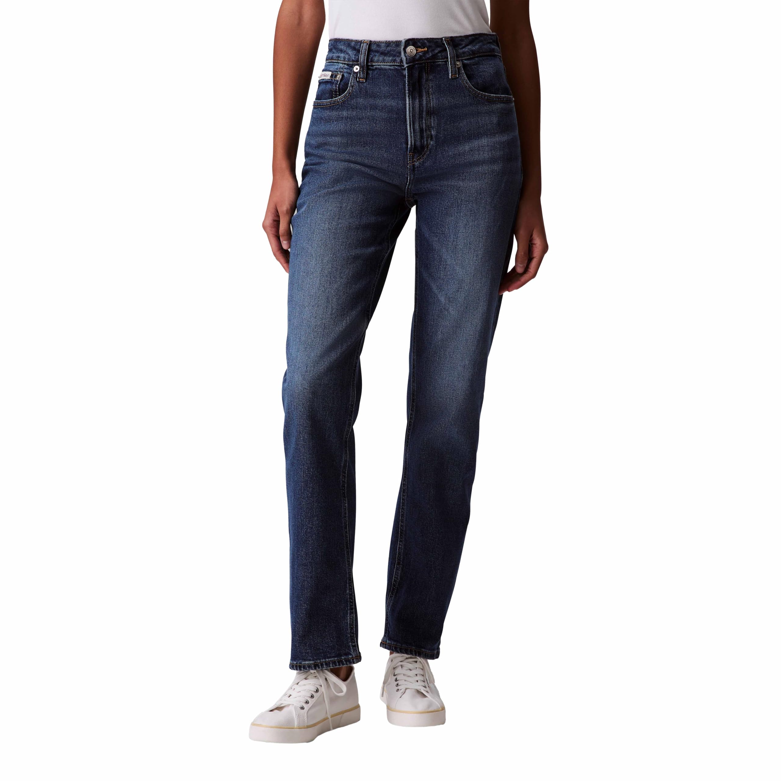Calvin Klein Jeans Women's High Rise Straight Jeans
