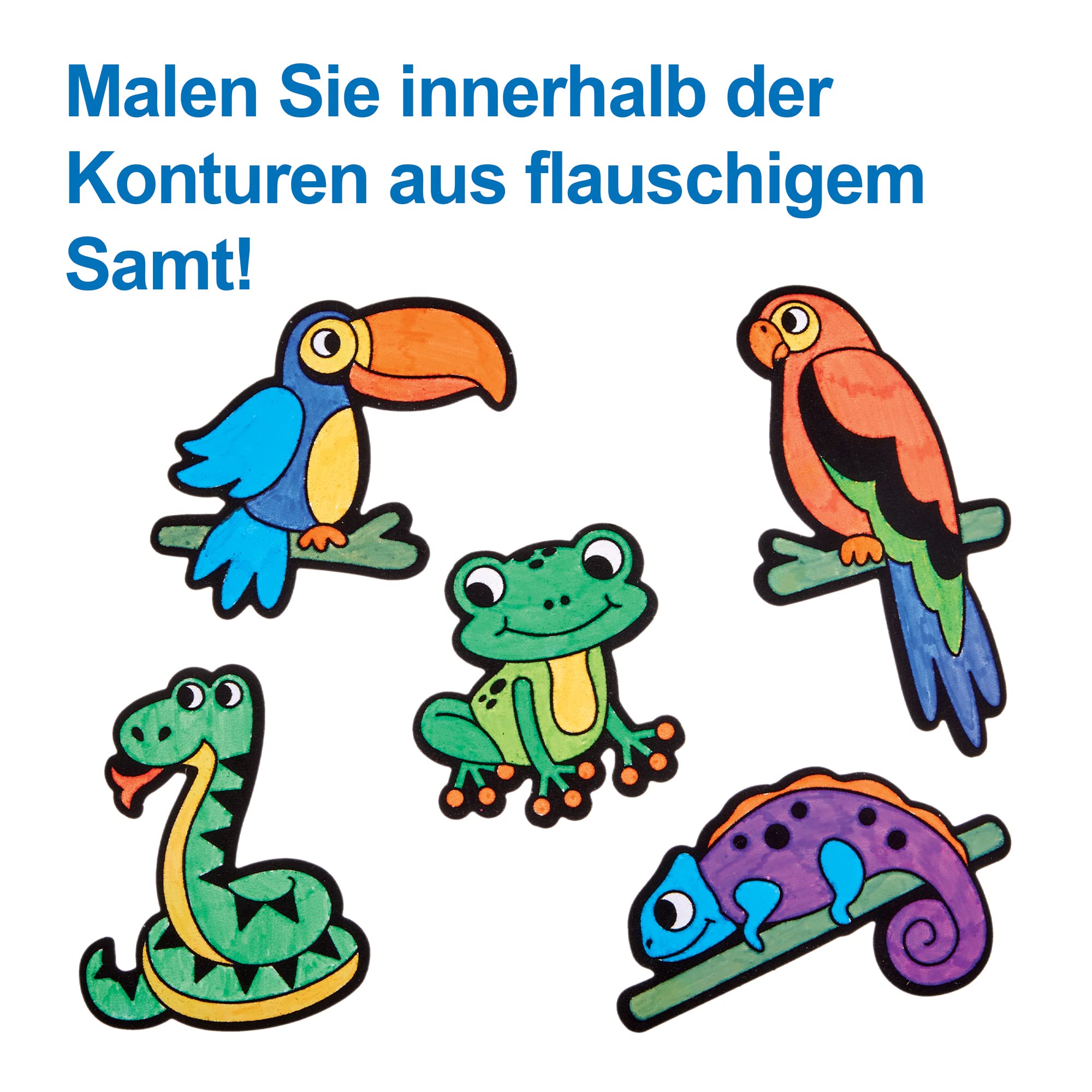 Baker Ross Indische Elefanten Bastelset – 8 Moosgummimagnete Zum Selbstgestalten