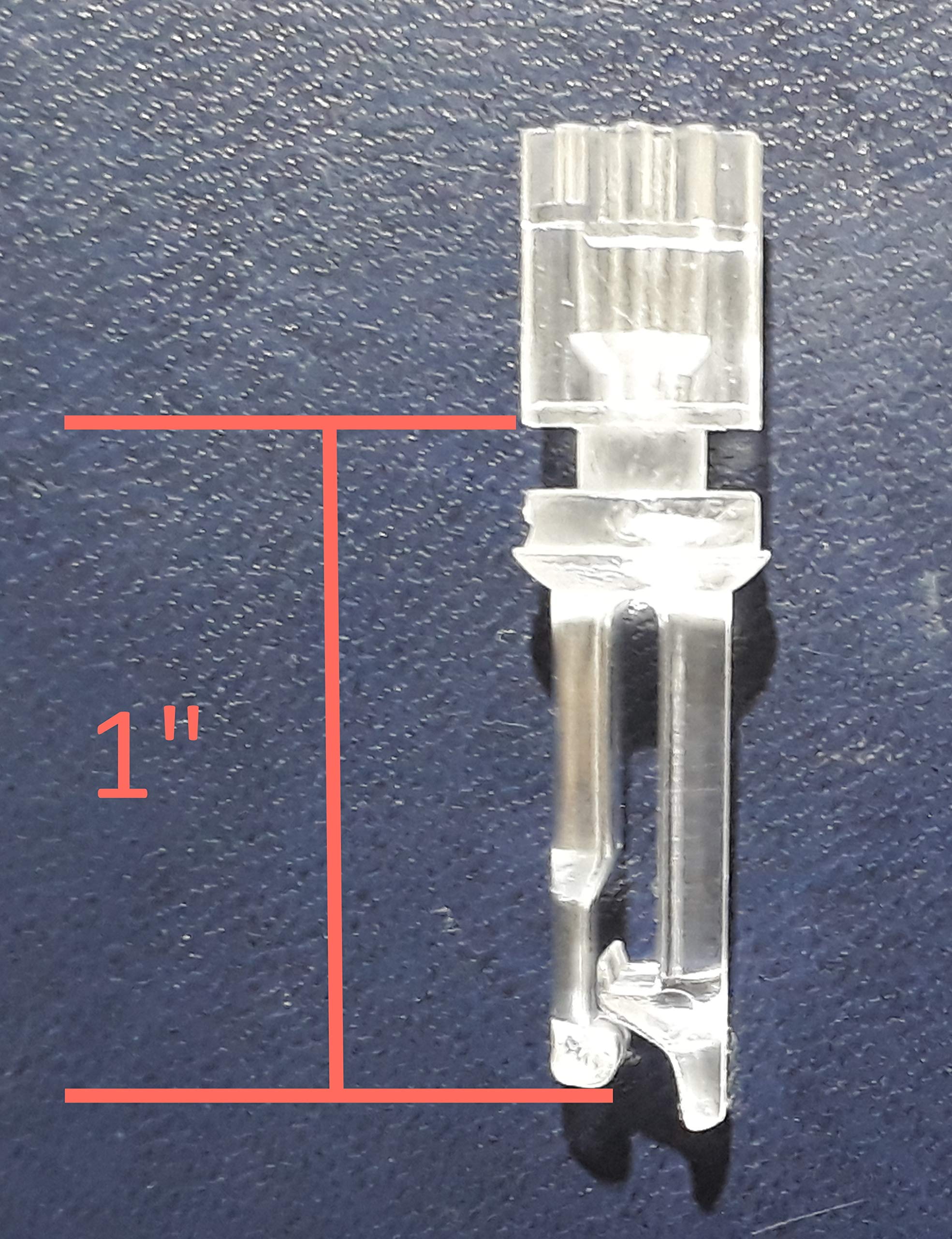 Blind Parts - Soporte vertical para rieles ciegos con clips en C, sin soporte (10)