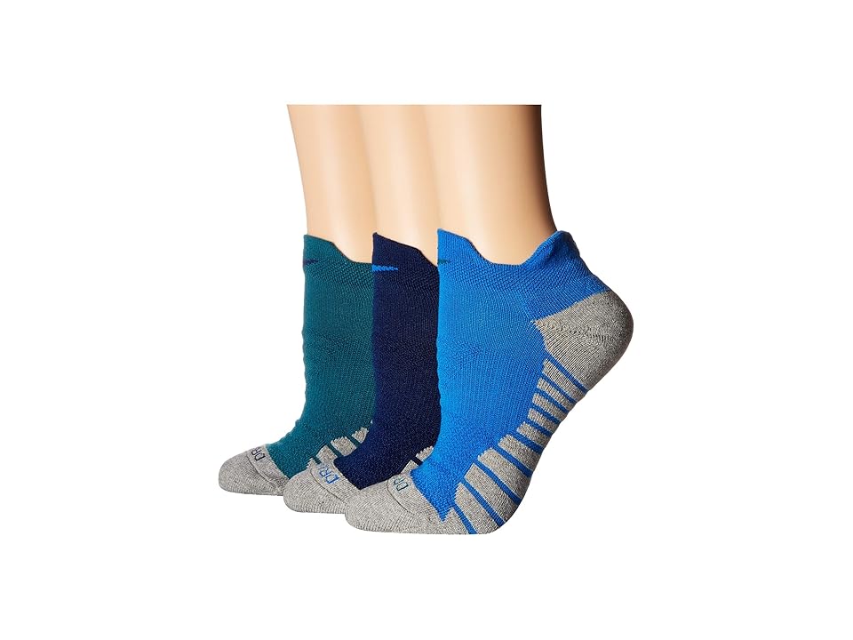 

Nike Dry Performance Cushion Low Training Socks 3-Pair Pack (Multicolor 12) Women's Low Cut Socks Shoes