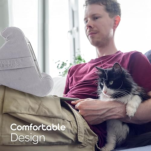 Miniatura 7 de Flippy Soporte de almohada original para tableta y soporte para iPad, regalo para amantes de los libros y lectores, soporte multiángulo con