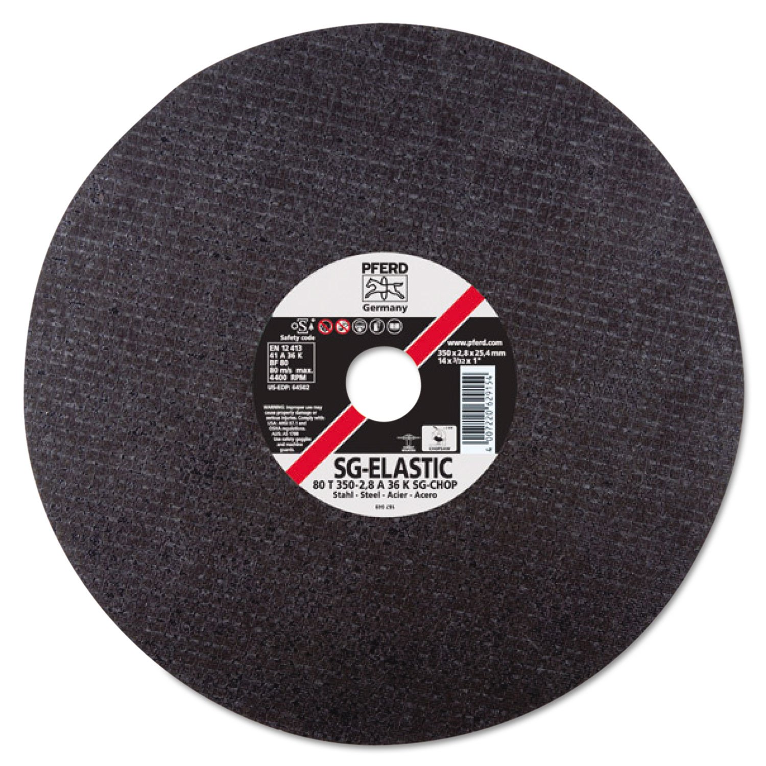 PFE64502 - FD 64502 Type 1 General Purpose A-SG Chop Saw Cut-Off Wheel
