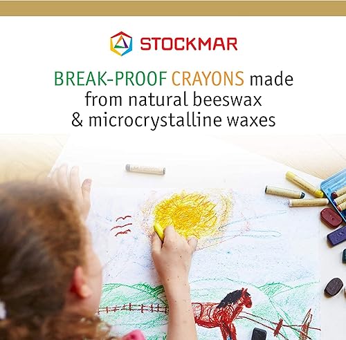 Miniatura 3 de Stockmar Juego de 16 crayones de cera de abejas no tóxicos crayones gigantes crayones de cera de abeja para niños pequeños niños - Waldorf