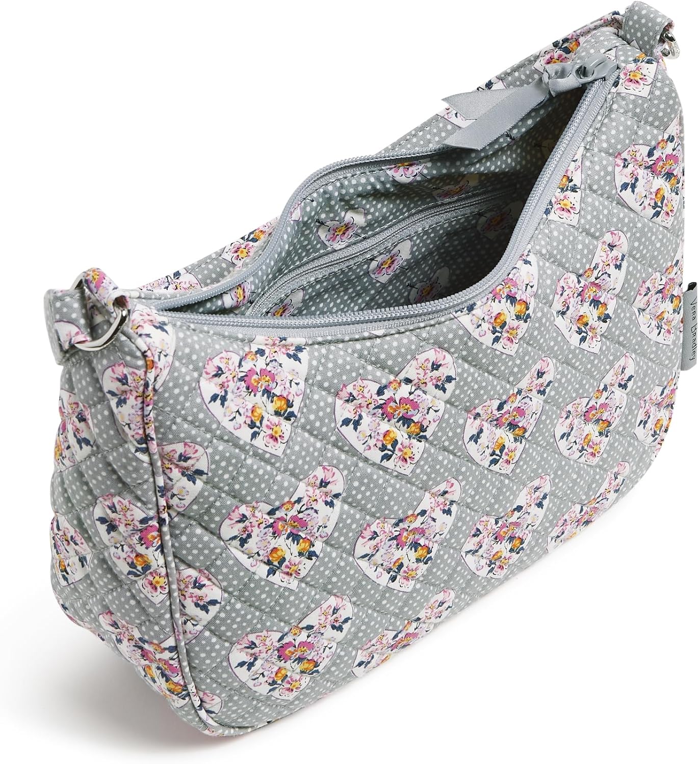 womens Cotton Frannie Crescent Crossbody Purse - Image 4