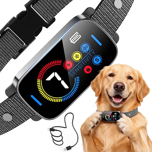 Ultrasonic Bark Collar for Large Medium Small Dogs, Humane No