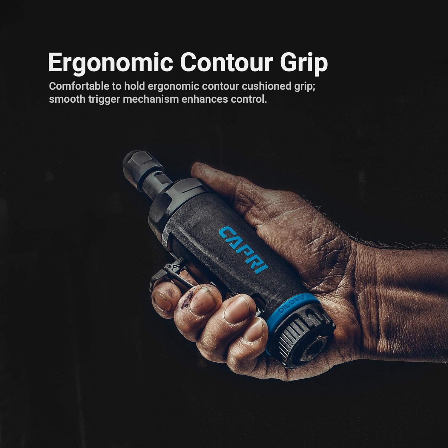 Capri Tools 1/4 in. 1 HP Air Straight Die Grinder (CP32500)