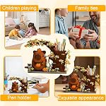 Capybara Building Blocks Set -1880PCS Cute Animals & Flowers Building Bricks Kit Kawaii Capybara Gifts Toy for Kids Age 8+, Capybara Stuff Pen Holder&Desk Organizer, Arts &Crafts for Boys Girls Adult
