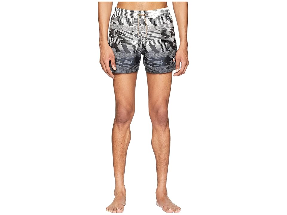 

Missoni Mare Mare Sfumato Jacquard Swim Shorts (Black/White) Men's Swimwear