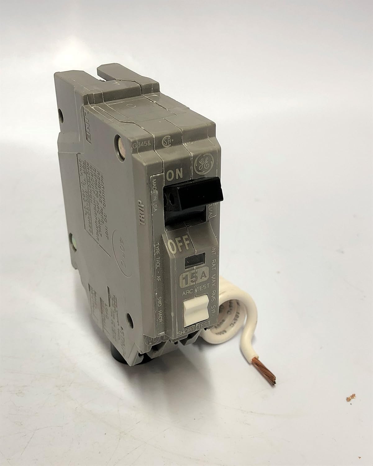 GE GIDDS608127 608127 Arc Fault Breaker Single Pole 120Vac, Arc Fault