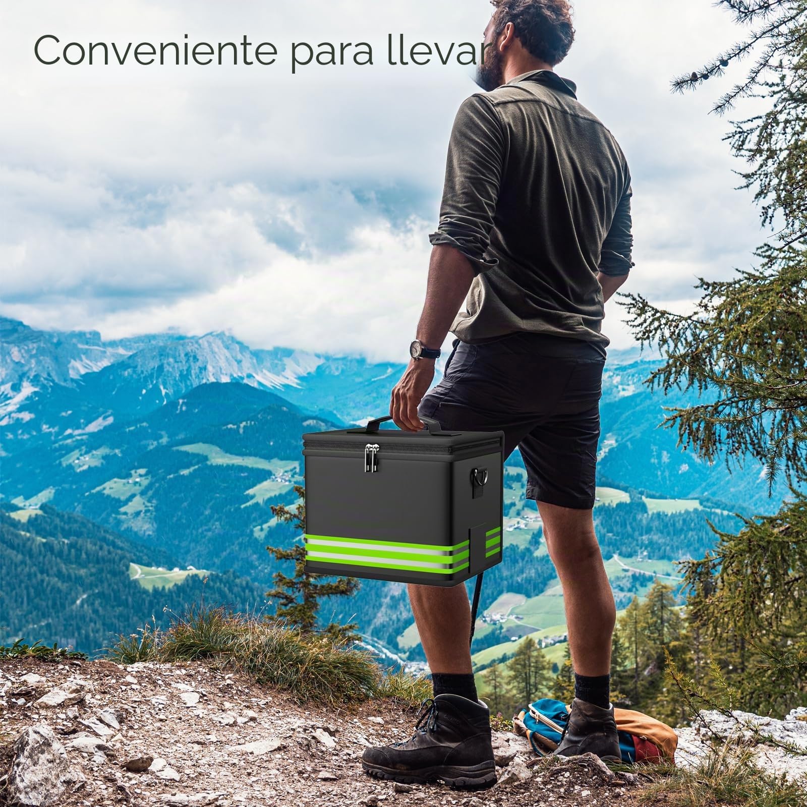 Lipo - Bolsa de batería ignífuga, a prueba de explosiones, bolsa de protección con doble cremallera para carga y almacenamiento seguros de batería Lipo