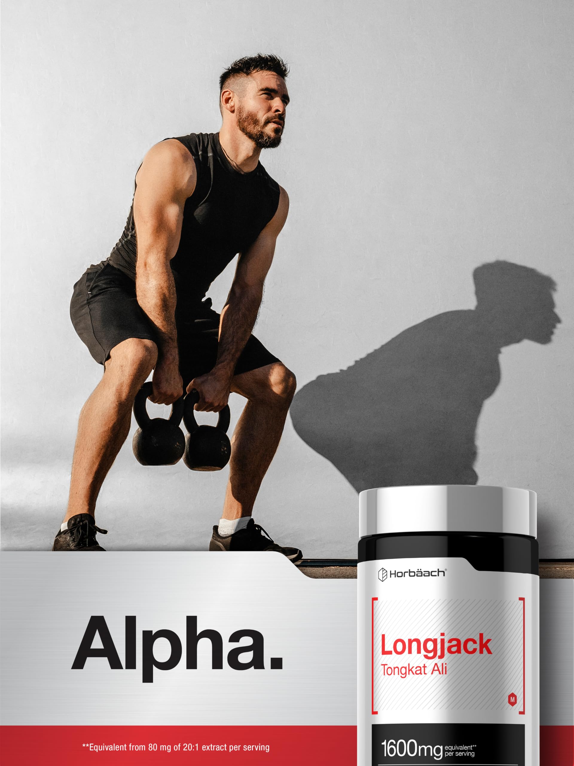 Horbäach Longjack Tongkat Ali for Men | 120 Capsules — Amazon image 6