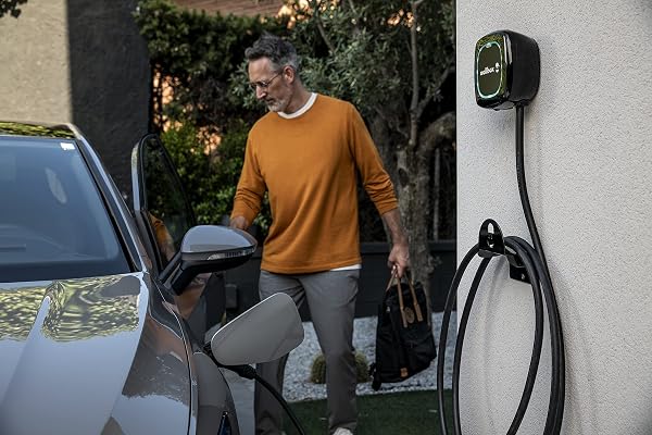 Wallbox Pulsar Plus - Cargador de vehiculo electrico (7.4kW de Potencia, Cable de 5 Metros, Conector Tipo 2, WiFi, Bluetooth, OCPP, Interior/Exterior) - 5