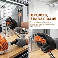 Vista 2 de 4137 182 1001 Gatillo del acelerador se adapta a Stihl Trimmer FS85 FS80 FS75 FS90 HT70 HT75 Cortadoras de hilo desbrozadoras Weed Eater 4137 182