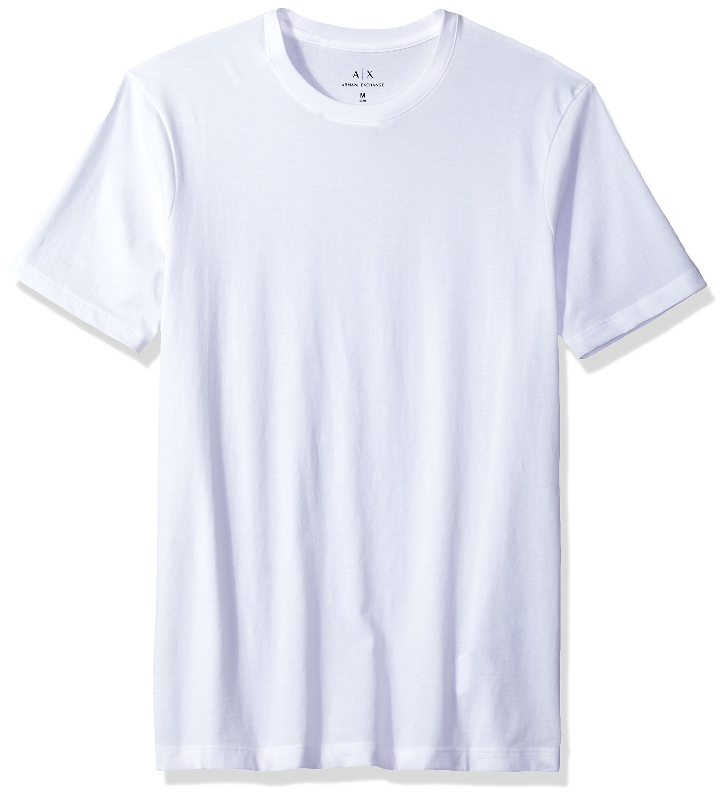 Mens Solid Colored Basic Pima Crew Neck