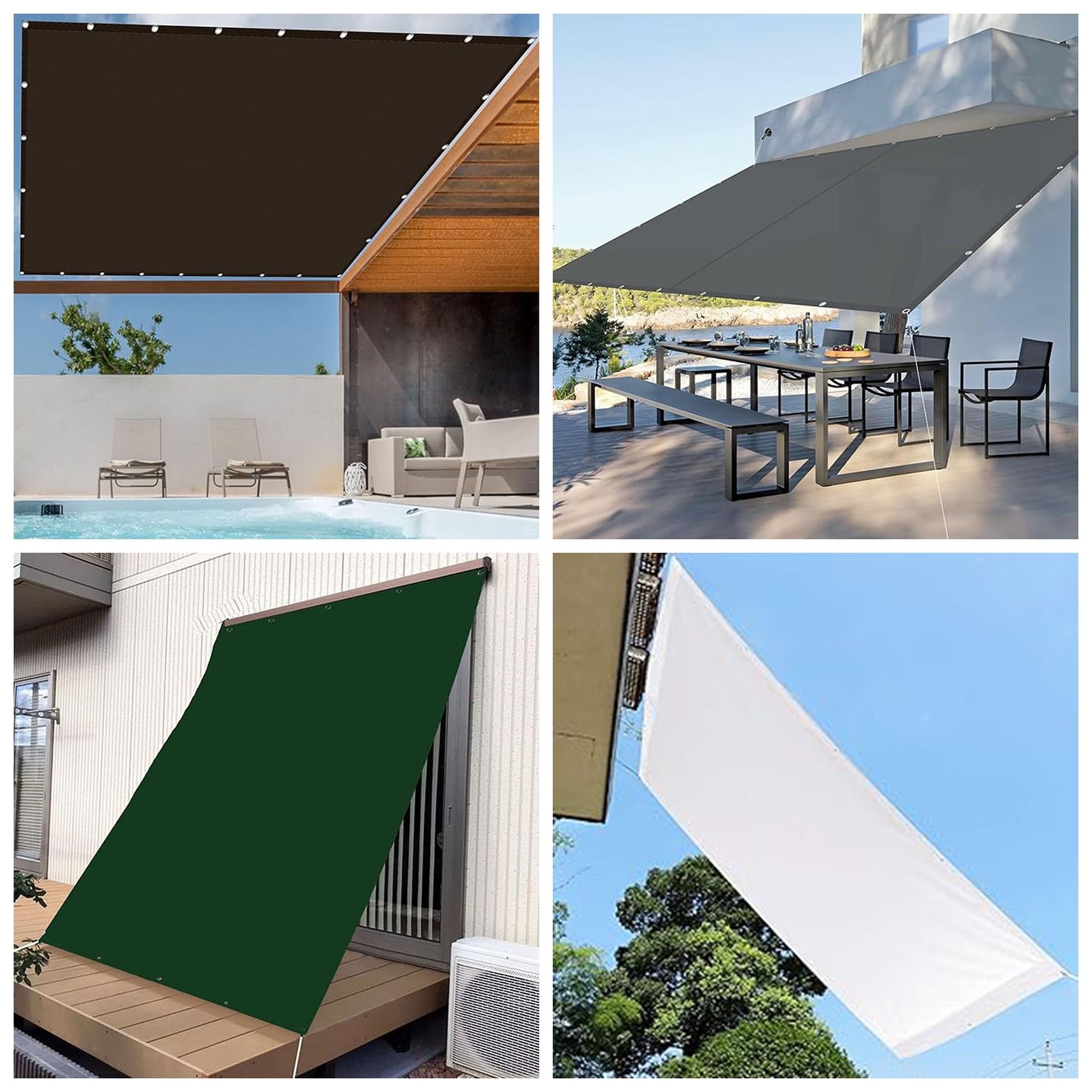 Sonnensegel 1,8x1,8m Wasserdicht - Perfekter Sonnenschutz Für Garten & Terrasse