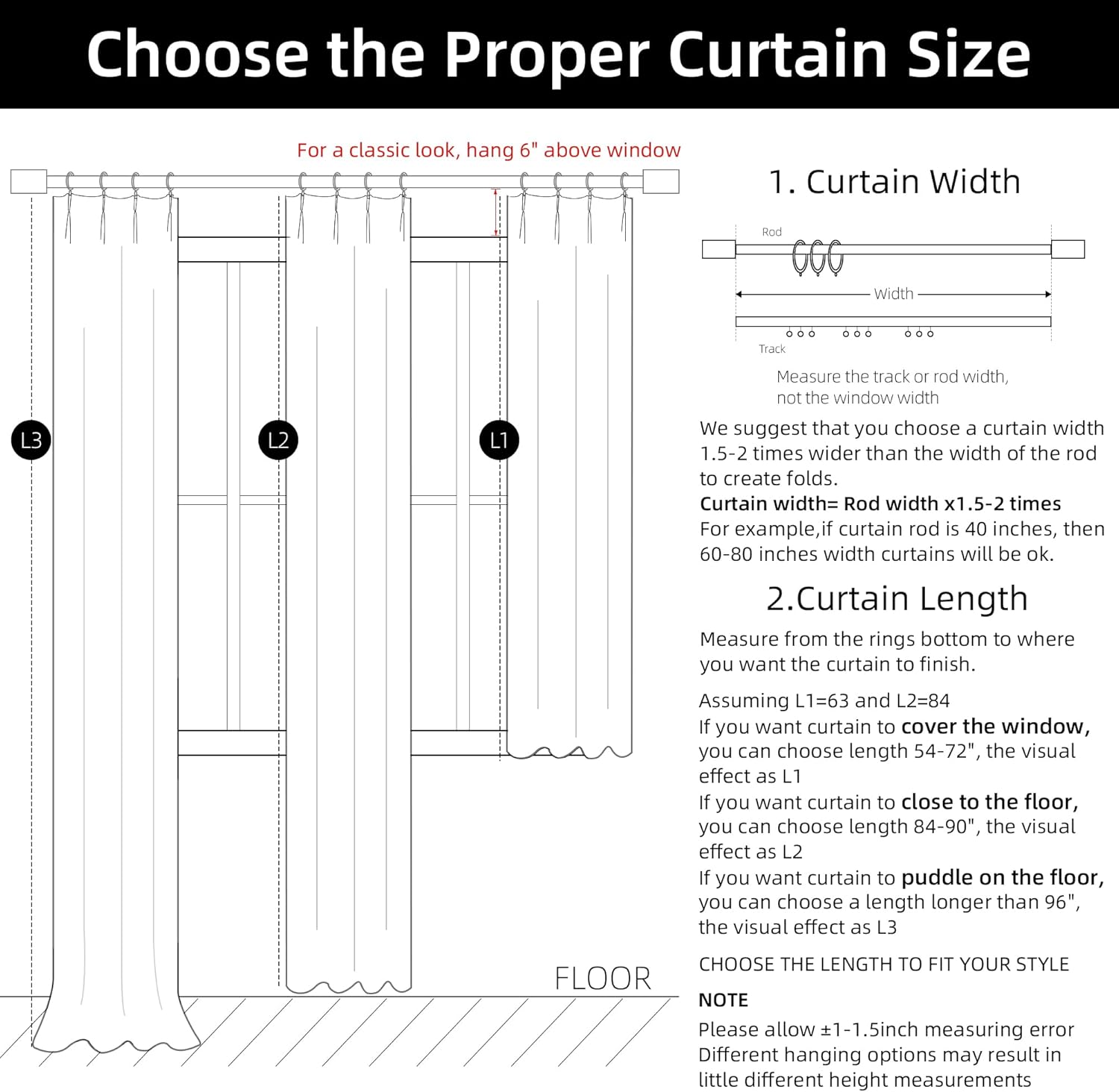 ChrisDowa Birch Pinch Pleated Blackout Linen Curtains 80 inches Long 2 Panels for Living Room Bedroom Farmhouse Room darking Thermal Insulated Back Tab Hooks Rings Window Treatment Drapes,40x80