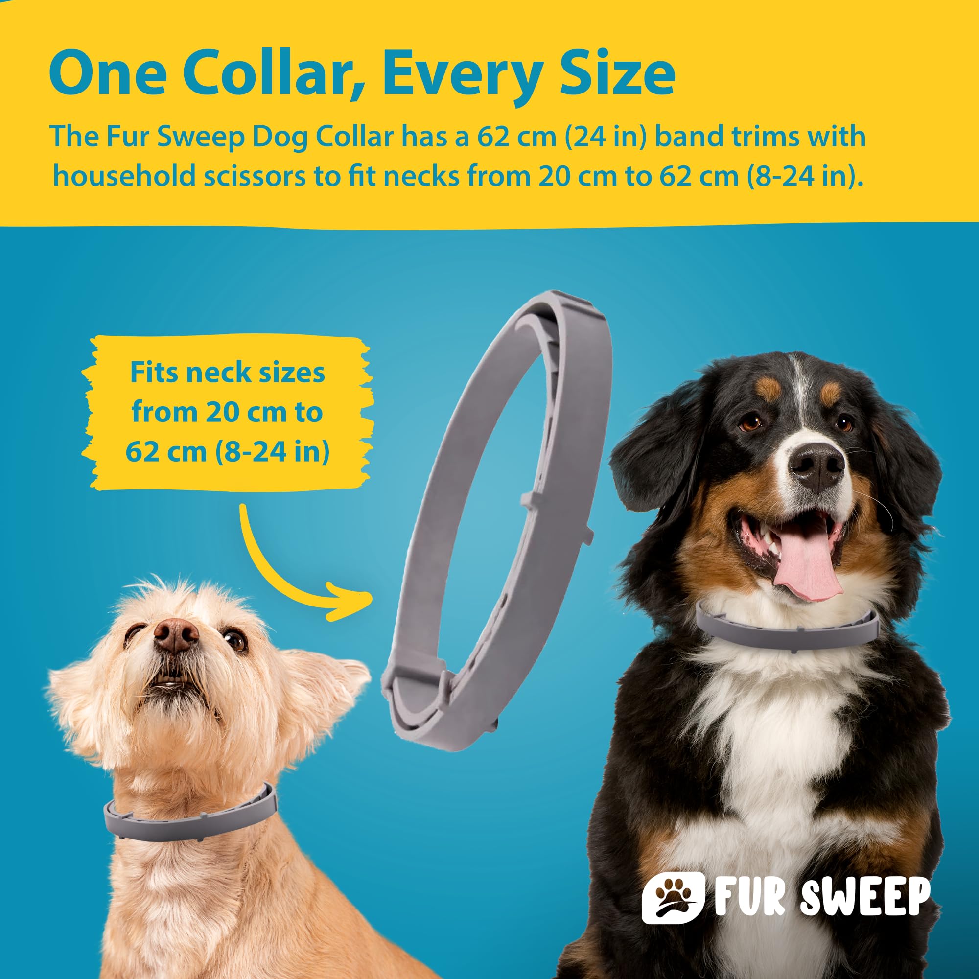 Amazon.com : Fur Sweep Soft-Touch Adjustable Dog Collar