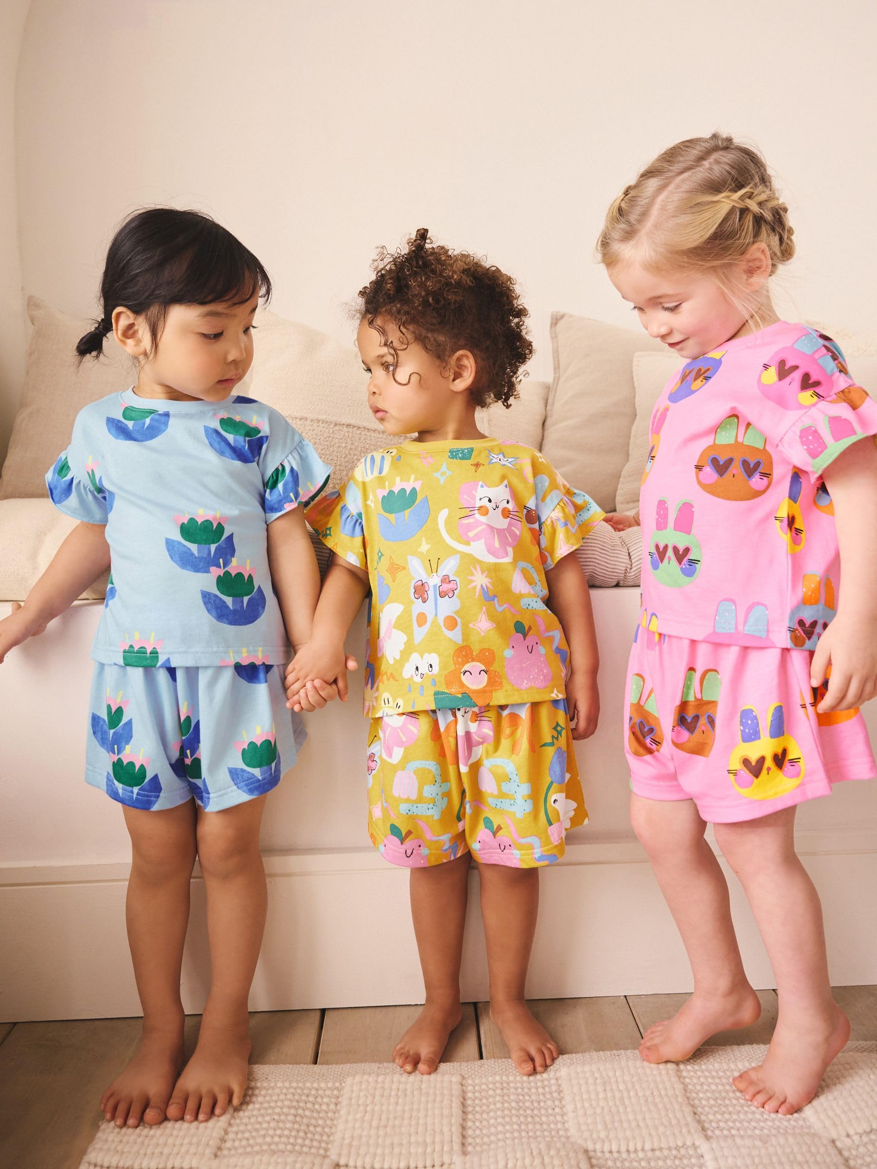 NEXT Niñas Pack de 3 Pijamas Cortos