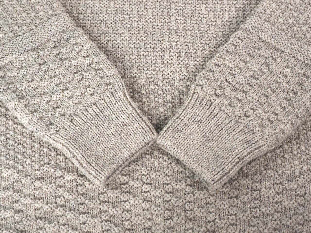 Niffi] The Ecosse 41159 ARAN LGW アラン柄 クルーネック セーター