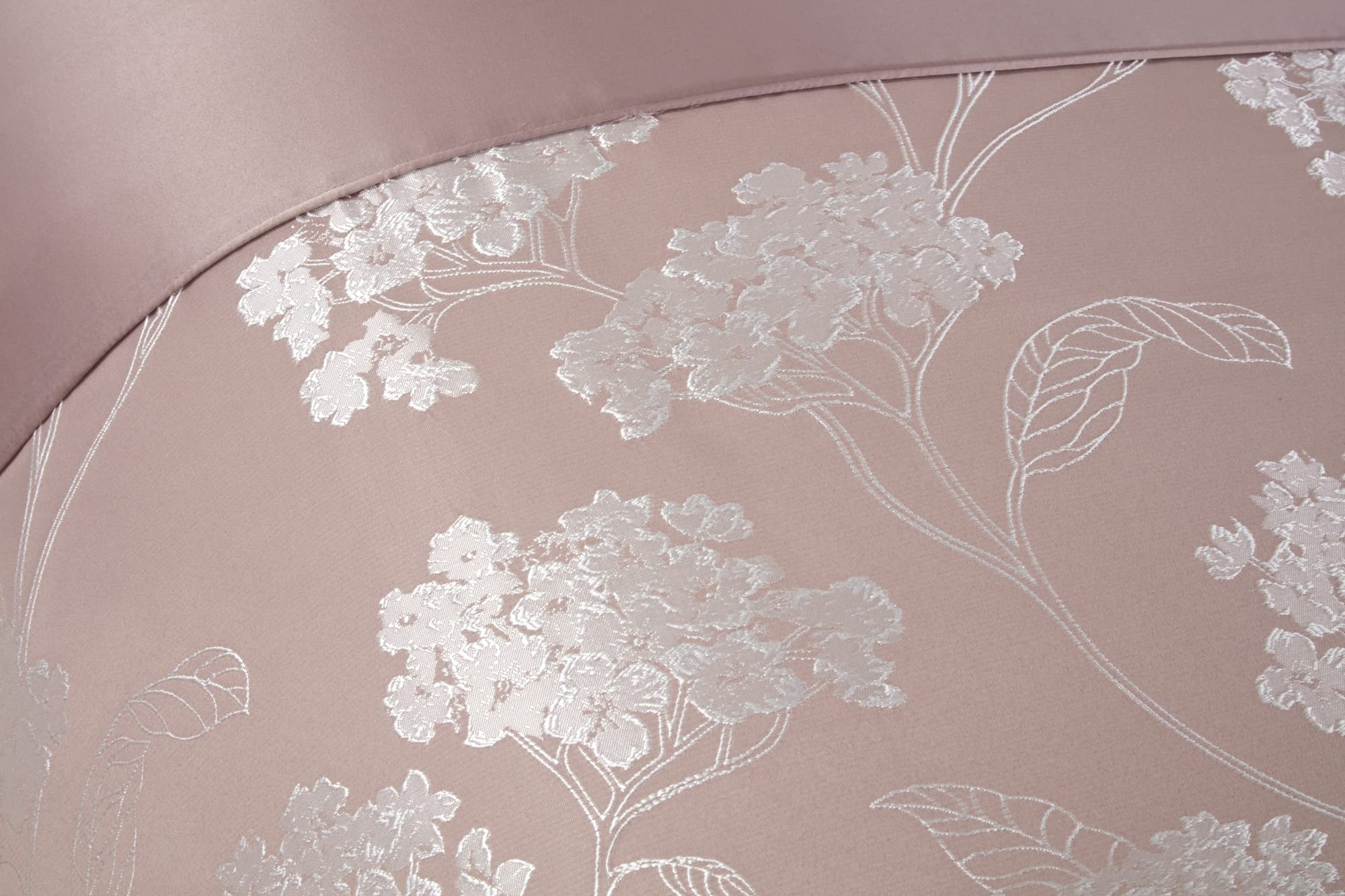Emma Barclay Blossom - Embellished Jacquard Duvet Set in Blush Pink - King - Image 3
