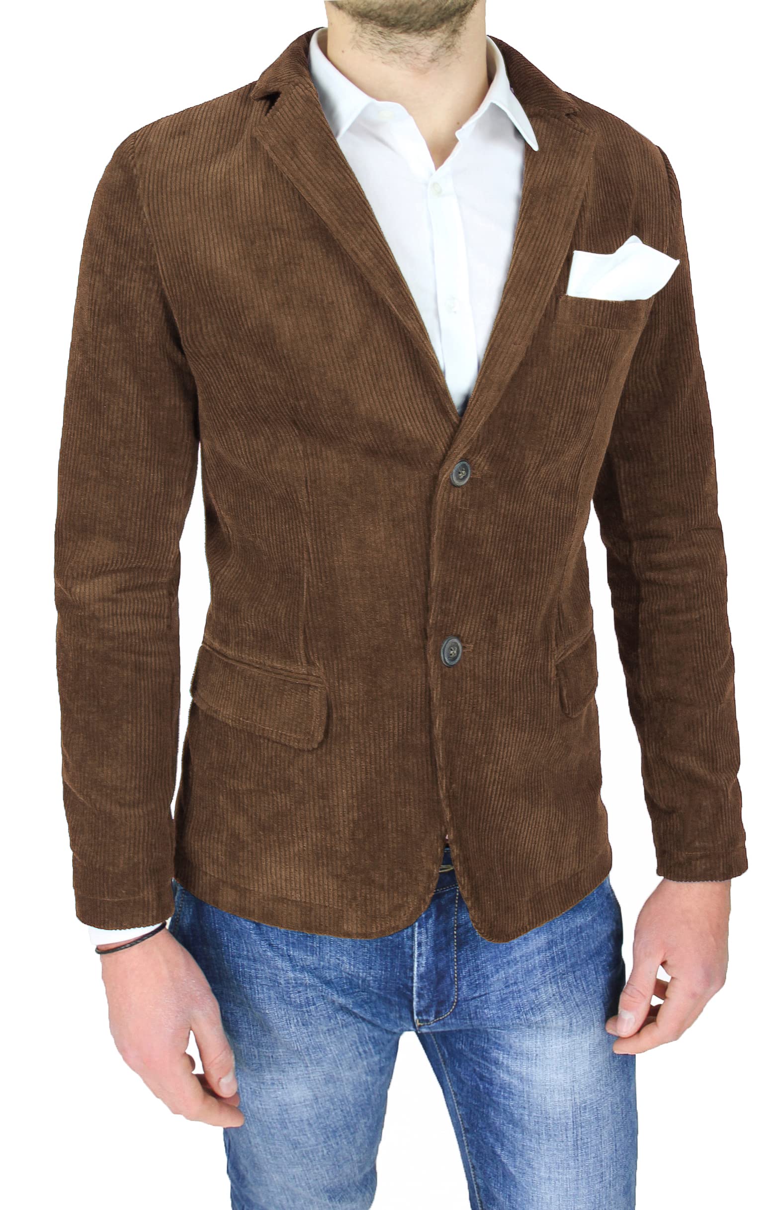 Giacca Uomo Sartoriale Blazer Invernale Slim Fit Elegante