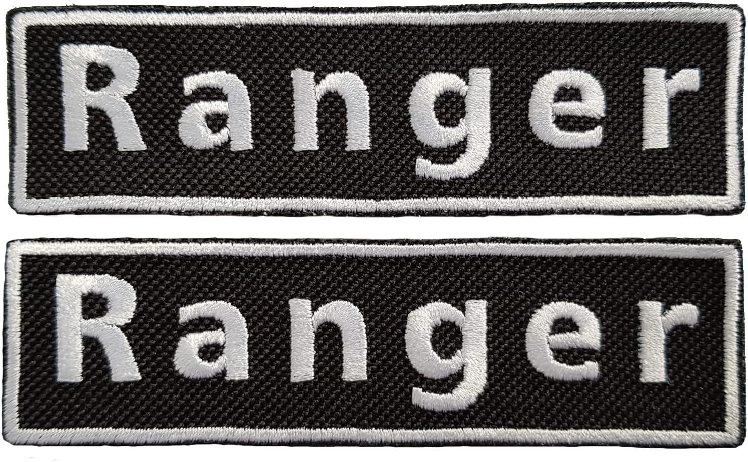Emporium Embroidery Pair of Personalised Embroidered Patches for K9 Harnesses Vests and Collars Custom Labels [Small, Corduroy, Custom Colour]