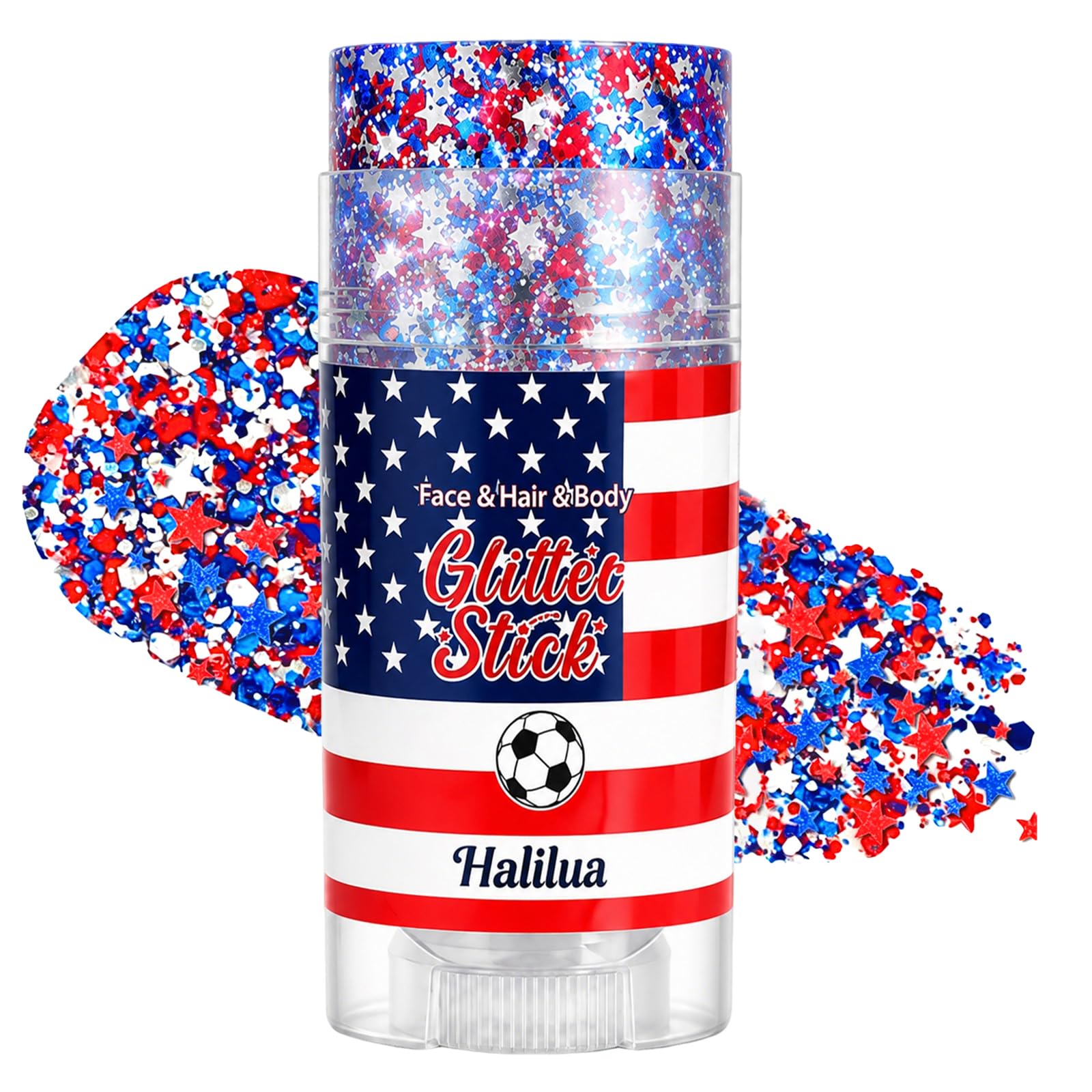 Minfei 4th of July Glitter Stick
