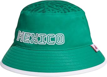 adidas Mens Soccer Fan Bucket Hat | Wide Shade Brim, Moisture-Wicking Sweatband, Lightweight, Breathable, All-Day Sun Comfort