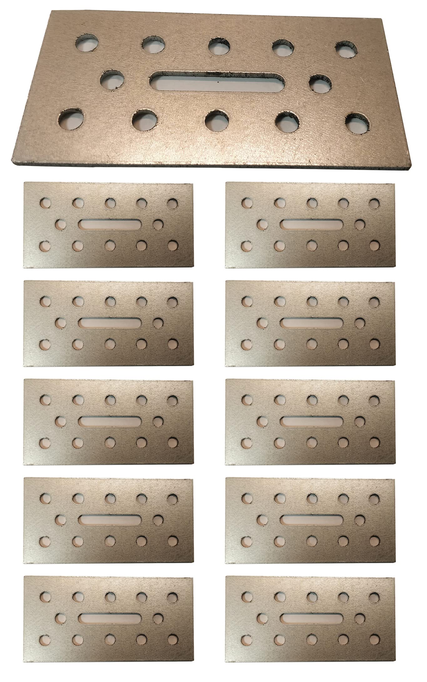 Buy 2mm Galvanised Steel Flat Connecting PrePerforated Joining Strips