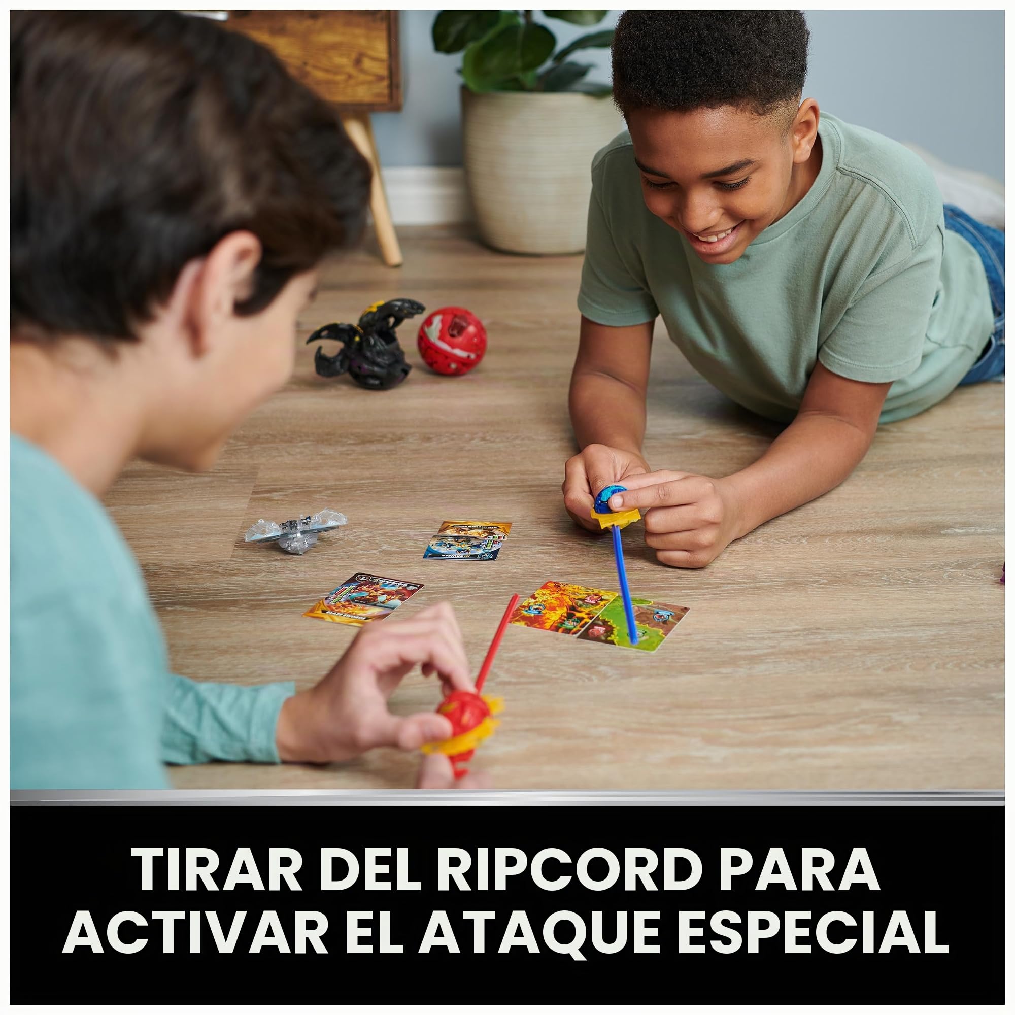 Bakugan Starter 3-Pack, Special Attack Dragonoid, Titanium Hammerhead, Butterclaw, figuras de acción giratorias y personalizables, cartas de intercambio, juguetes para niños y niñas a partir de 6 años