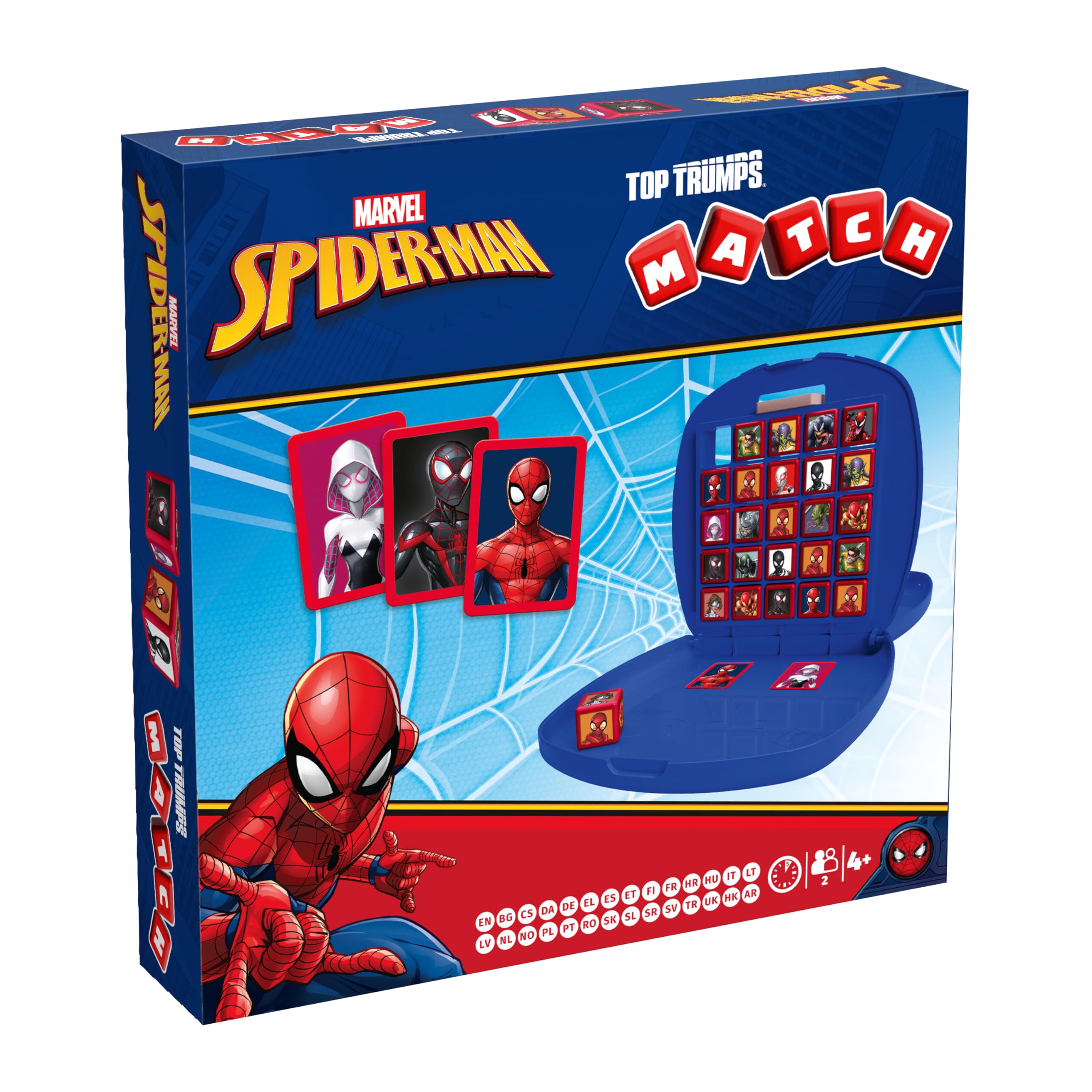 Top Trumps Spider-Man Match Play with your favourite characters including Venom