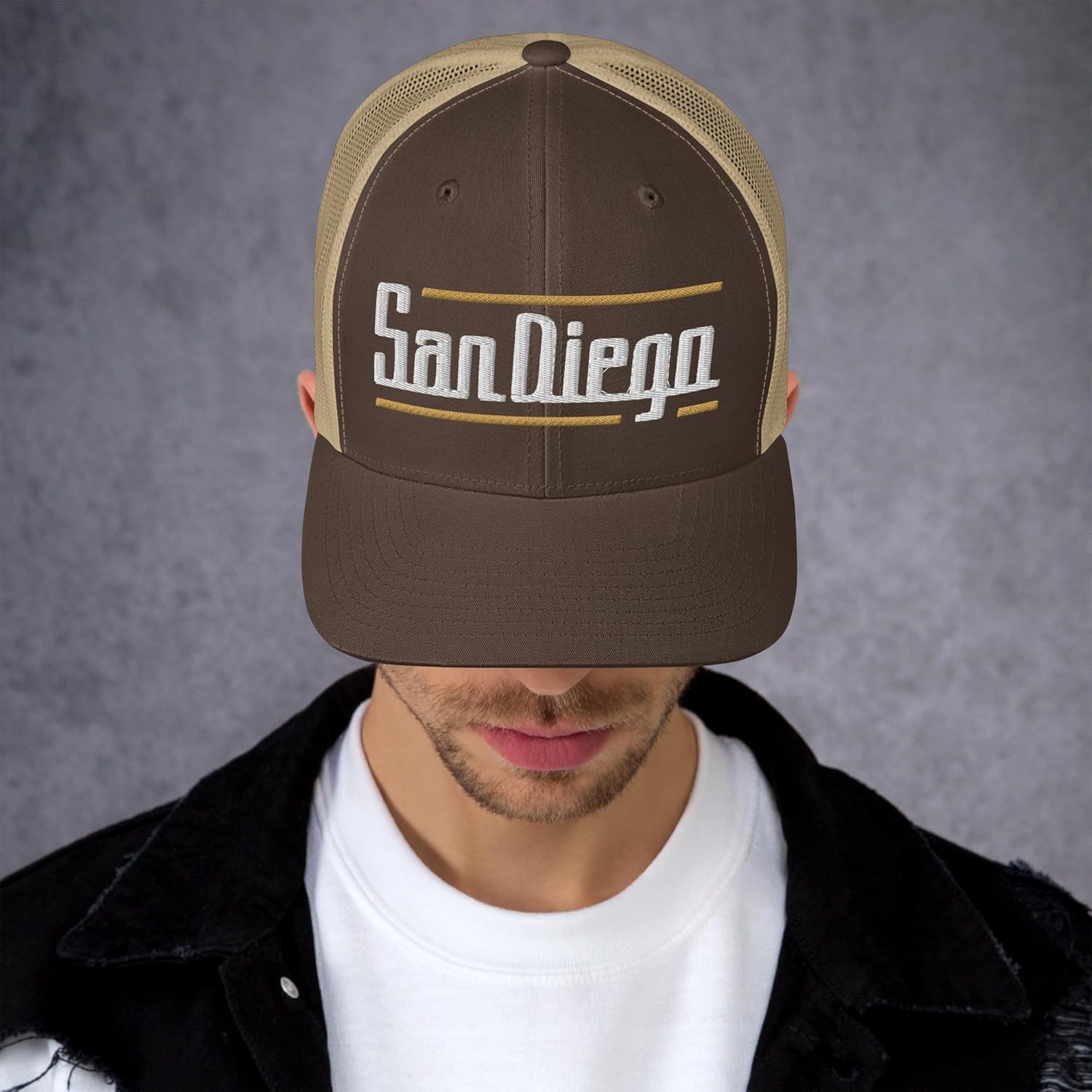 Retro San Diego Trucker Cap Vintage San Diego CA Trucker Hat