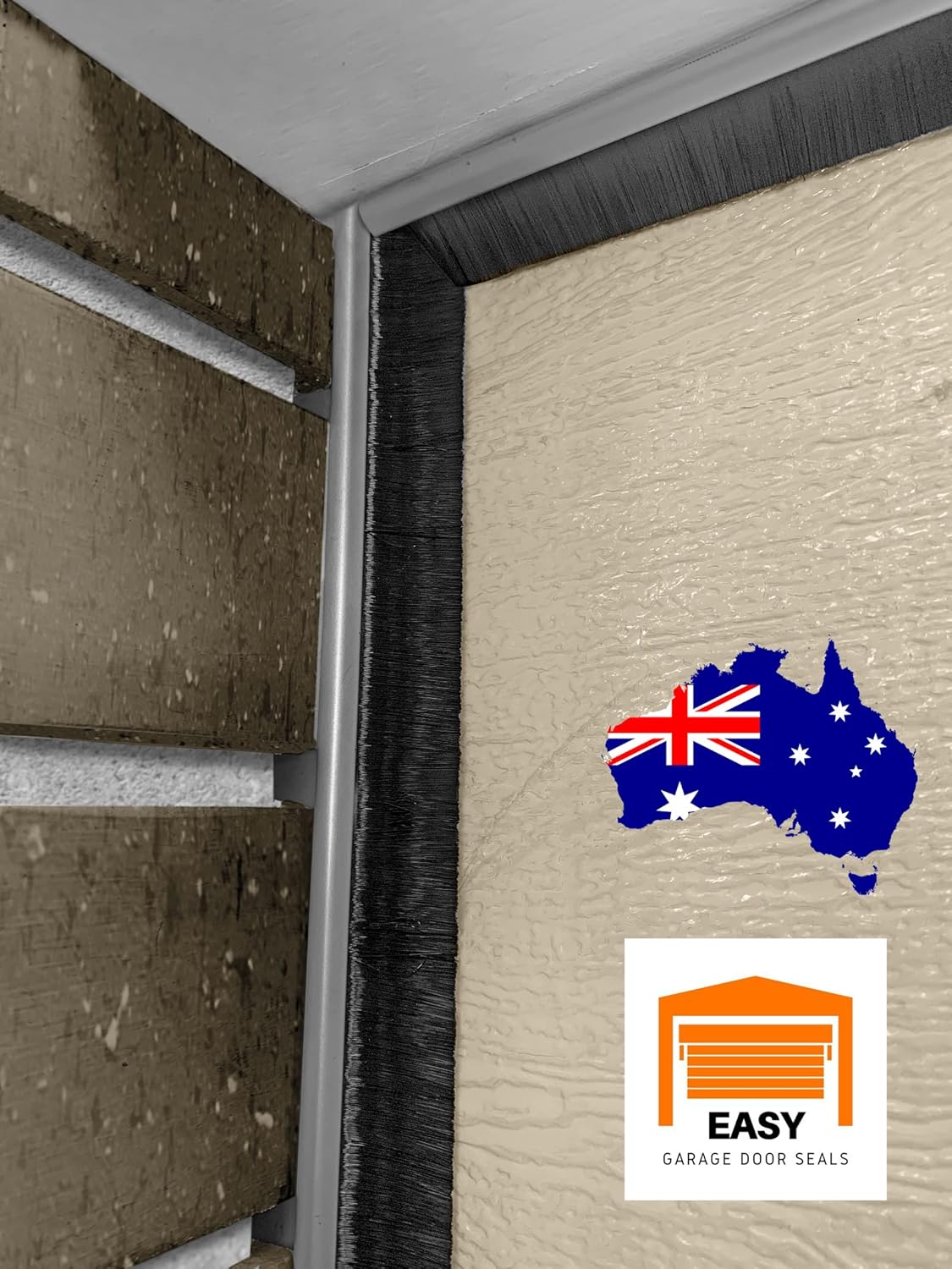 Sectional Garage Door Top and Sides, Heavy Duty Door Seal, Door Brush