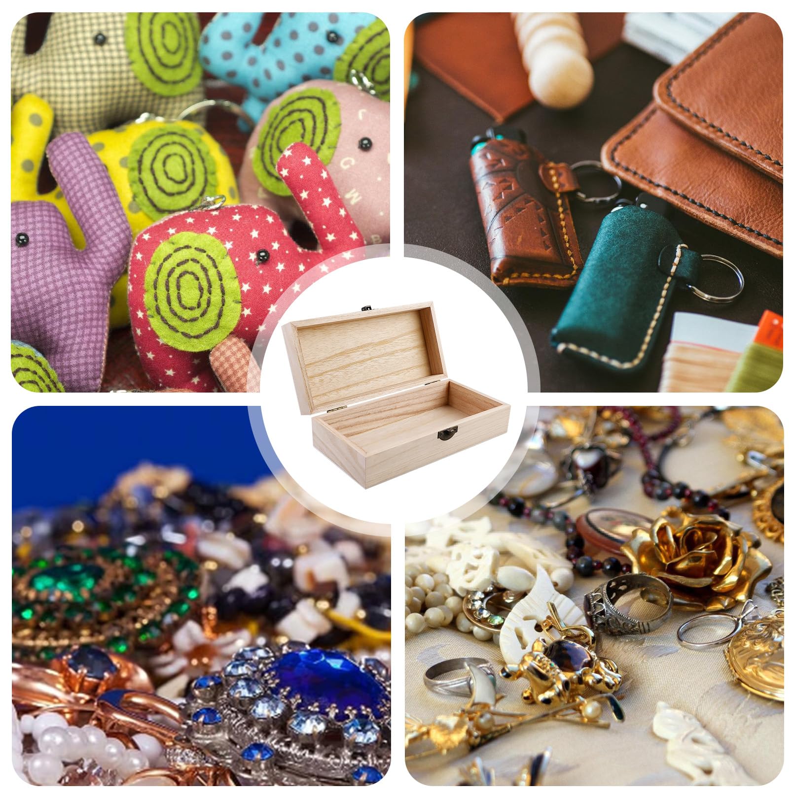Houten schatkist Vintage Europese sieraden houten kist antieke oude decoratie Candy Box sieraden opslag huisdecoratie