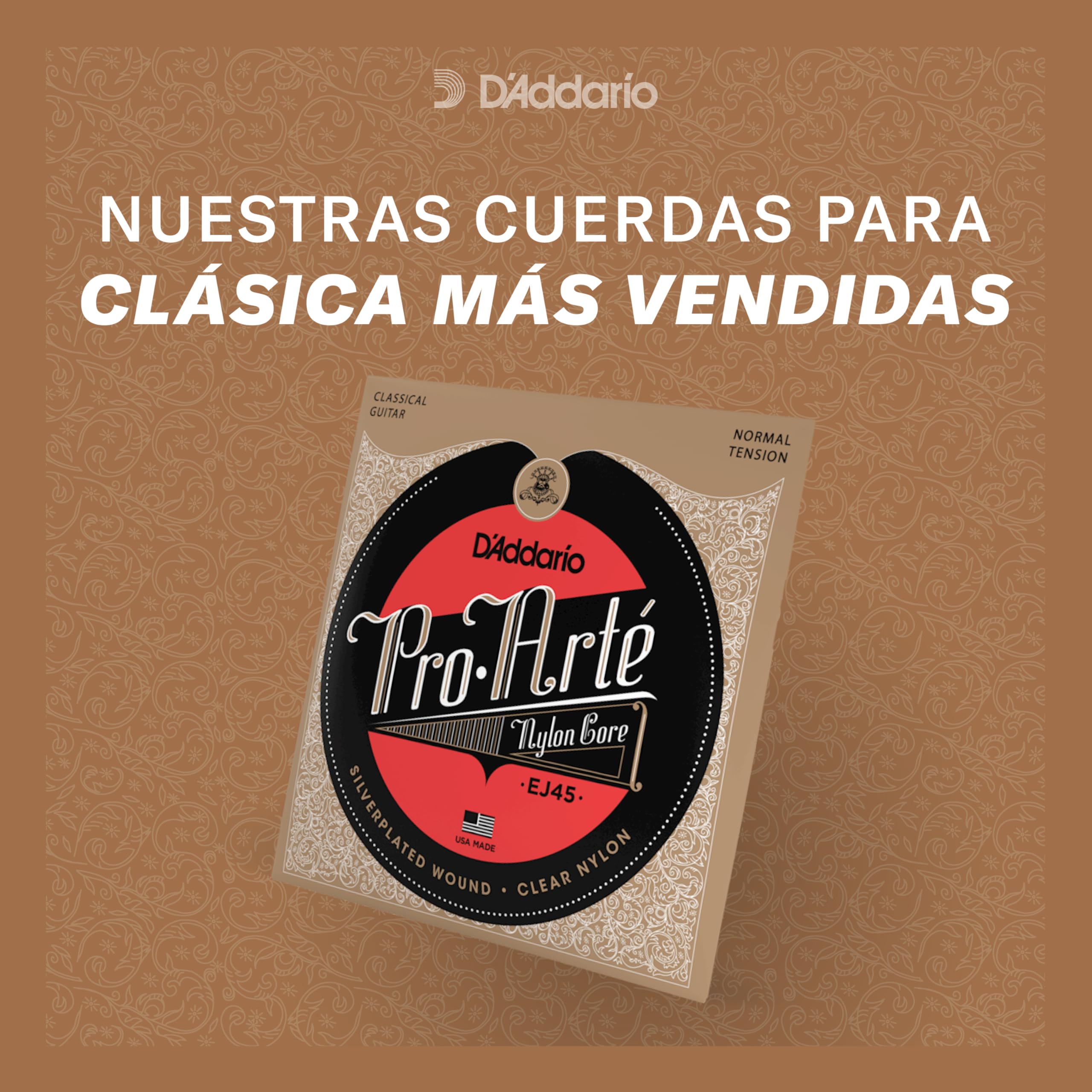 D'Addario EJ45LP Pro-Arte Composites Normal (.028-.043) Lightly Polished Classical Guitar Strings