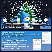 Vista 8 de Mini Projector, Portable Projector 4K & Full HD 1080P Support, 270° Rotation Outdoor Projector, Movie Projector Compatible with Smartphone, TV