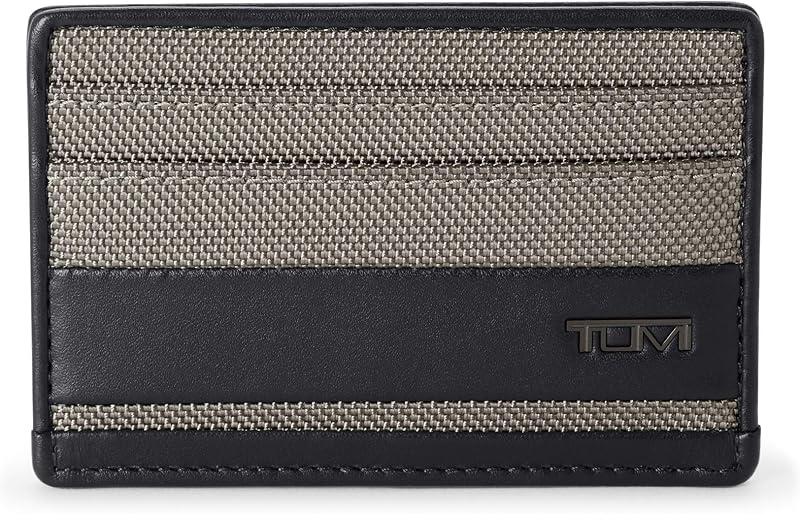 TUMI - Alpha Slim Card Case - Slim Billfold Wallet for Travel - Slip Pocket Wallet - Small Wallet - 2.8" X 4.1" X 0.2" - Grey Alloy