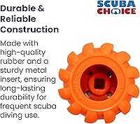 Vista 3 de Scuba Choice Scuba Diving Tank Valve Knob - Round