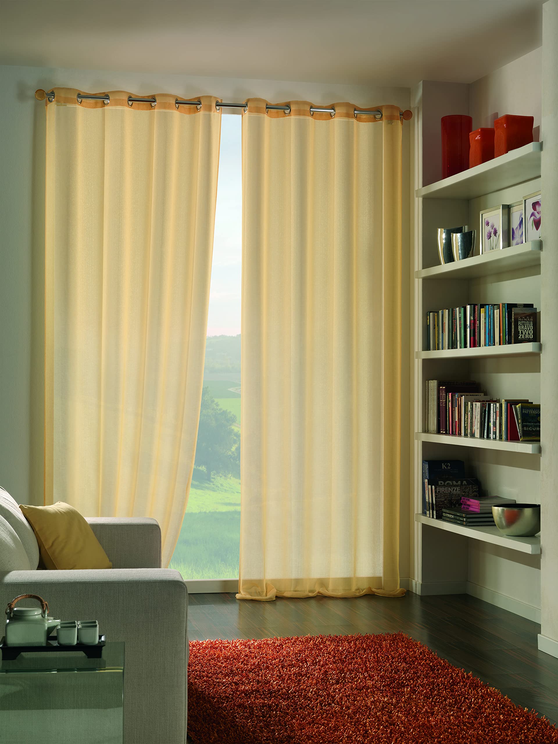 Home Collection Havana Tent, Polyester, Bordeaux, 290x140x290 cm, W 55.1" x L 114.2" (1 Panels)