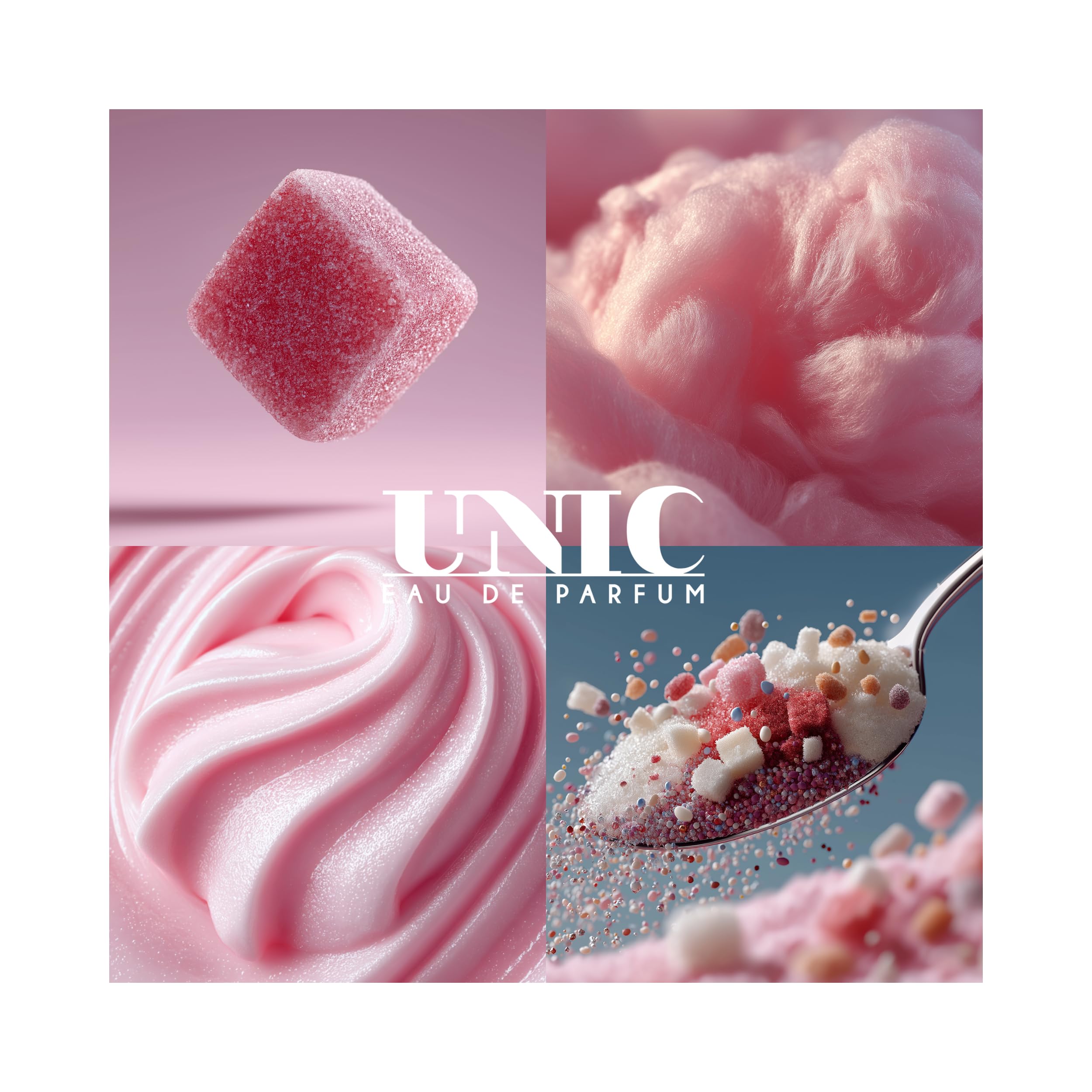 DUO UNIC - Parfum pour Cheveux Sugar Delight – 2 x 50 ml – Brume Capillaire Sucrée et Vanillée – Sillage Gourmand et Réconfortant – Fabrication Française