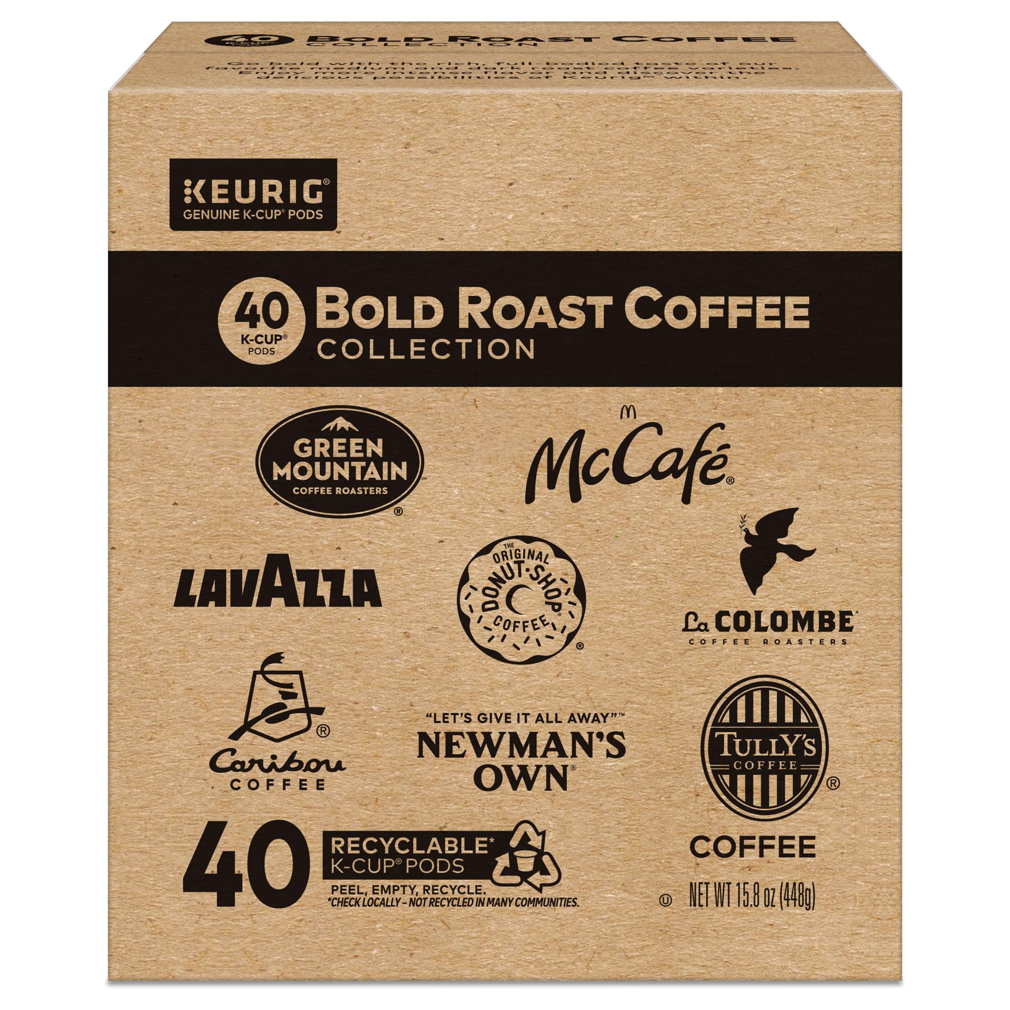 Keurig Bold Roast Coffee Collection Variety Pack Keurig Single Serve K-Cup Pods 40ct — view 8