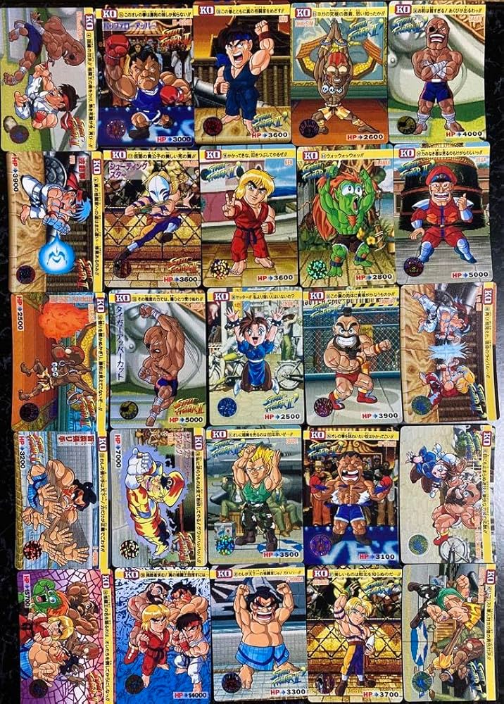 Amazon.co.jp: ストリートファイター カードダス トレカ 当時物 : おもちゃ