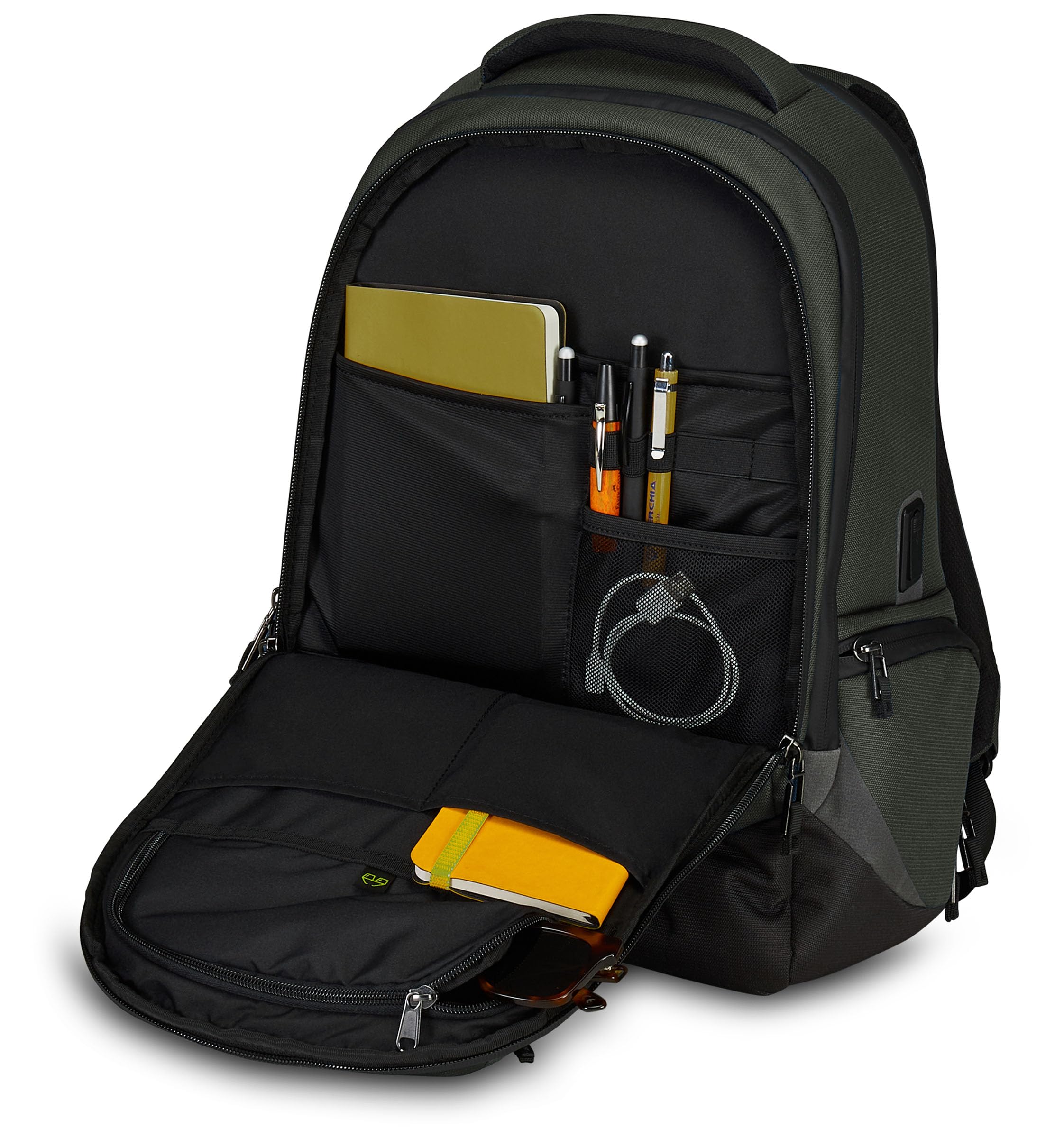 Invicta Zaino MATE M, Doppio Scomparto, Tasca porta laptop, Multifunzione, Per ragazzi e adulti, Ufficio, Tempo libero e viaggi