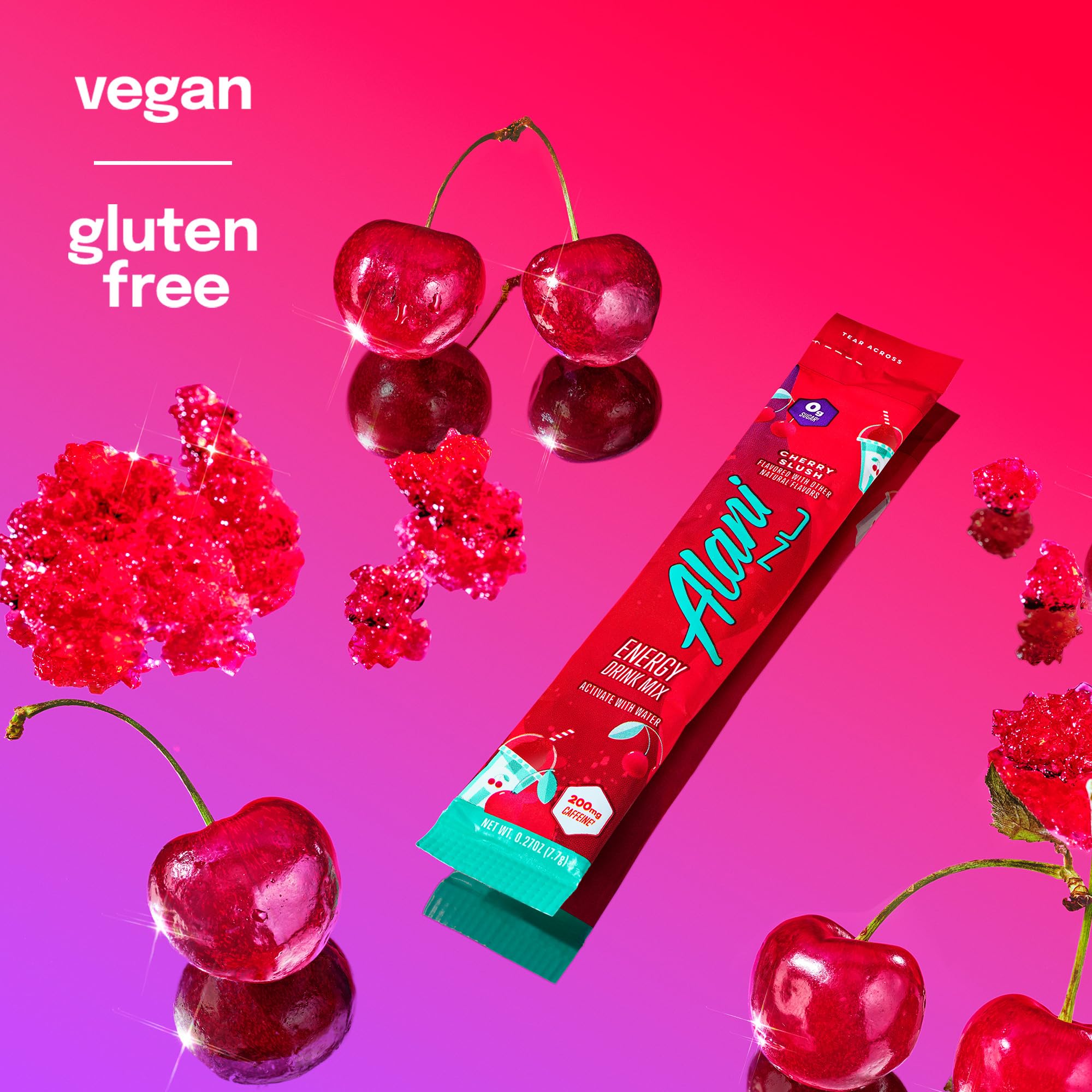 Amazon.com : Alani Nu CHERRY SLUSH, Energy Sticks Drink Powder